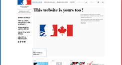 Desktop Screenshot of culturefrancecanada.com